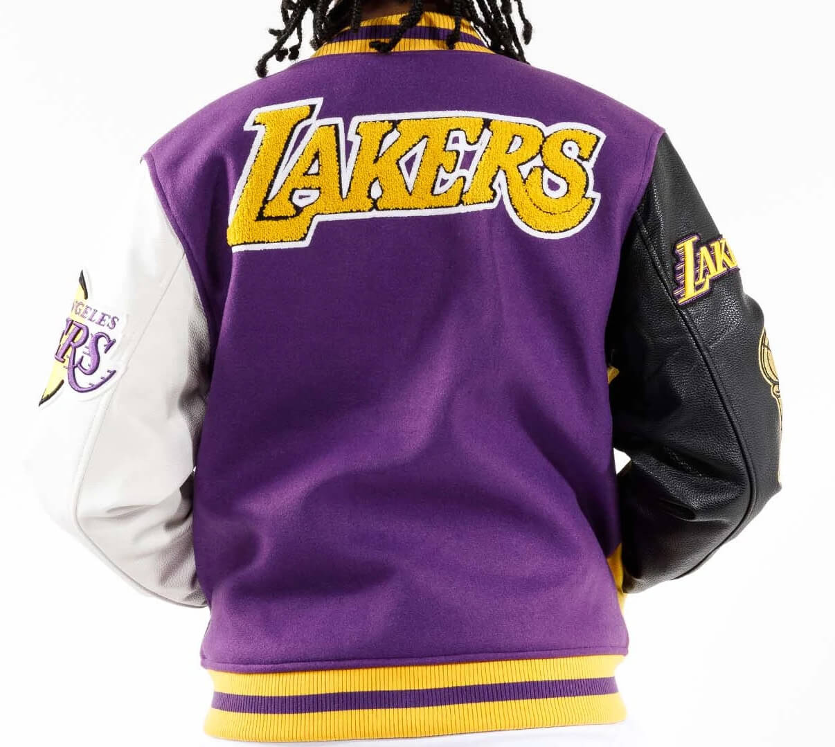 NBA Los Angeles Lakers Varsity Jacket (Purple) 3XL