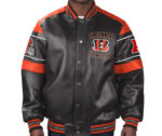 NFL Cincinnati Bengals Multicolor Leather Jacket
