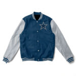 NFL Dallas Cowboys Blue And Gray Varsity Jacket
