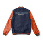 NFL Denver Broncos Navy And Orange Varsity Jacket