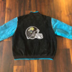 NFL Jacksonville Jaguars Black Blue Wool Jacket