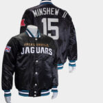 Jacksonville Jaguars Gardner Minshew NFL Satin Jacket