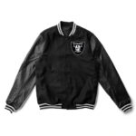 NFL Las Vegas Raiders Black Varsity Jacket