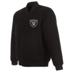 NFL Las Vegas Raiders Black Wool Jacket