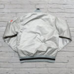 NFL Las Vegas Raiders Silver Satin Jacket