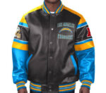 NFL Los Angeles Chargers Multicolor Leather Jacket