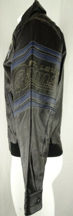 NFL Los Angeles Rams Black And Blue Leather Jacket