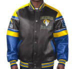 NFL Los Angeles Rams Multicolor Leather Jacket