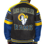 NFL Los Angeles Rams Multicolor Leather Jacket