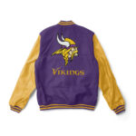 NFL Minnesota Vikings Purple And Yellow Varsity Jacket