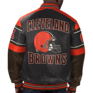 NFL Multi Cleveland Browns Leather Jacket