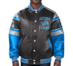 NFL Multi Detroit Lions Leather Jacket