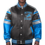 NFL Multi Detroit Lions Leather Jacket