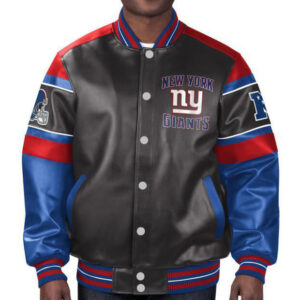 NFL Multi New York Giants Leather Jacket