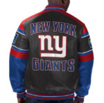 NFL New York Giants Multi Leather Jacket