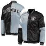 NFL Multicolor Las Vegas Raiders Satin Jacket