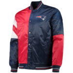 NFL New England Patriots Multicolor Satin Jacket