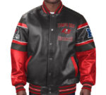NFL Tampa Bay Buccaneers Multicolor Leather Jacket