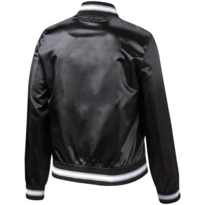 NFL Team Las Vegas Raiders Black Satin Jacket