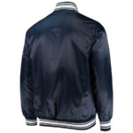 Navy Blue NFL New England Patriots Satin Jacket