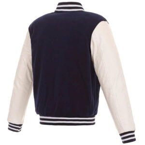 Navy White Los Angeles Rams NFL Varsity Jacket