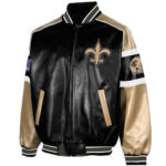New Orleans Saints Football Leather Jacket