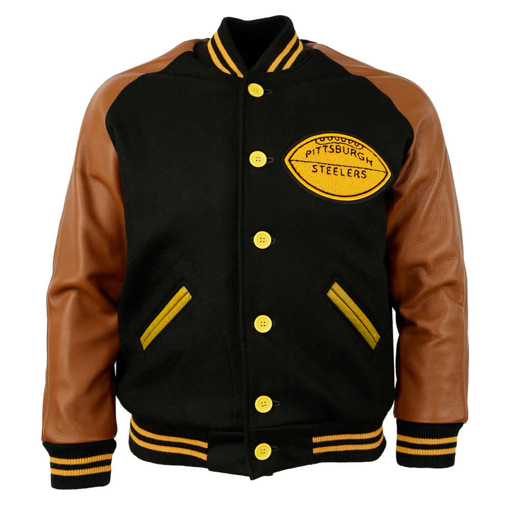 Pittsburgh Steelers 1955 NFL Varsity Jacket (1) Pittsburgh Steelers 1955 NFL Varsity Jacket