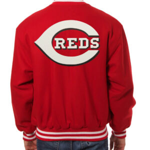 Red MLB Cincinnati Reds Baseball Varsity Jacket