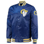 Royal Blue Los Angeles Rams NFL Satin Jacket