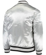 Silver Las Vegas Raiders NFL Satin Jacket