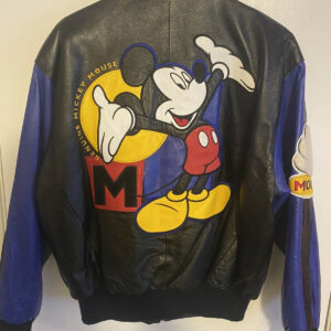 Vintage Mickey Mouse Leather Jacket