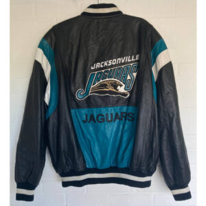 Vintage NFL Jacksonville Jaguars Leather Jacket