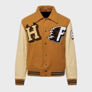 World Champs Letterman Brown Varsity Jacket
