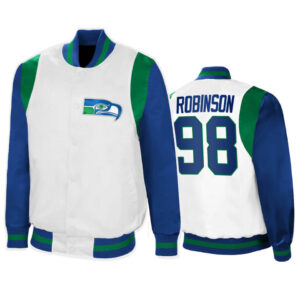 Alton Robinson NFL Seattle Seahawks Satin Jacket