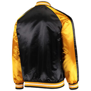 Black MLB Pittsburgh Pirates Baseball Satin Jacket