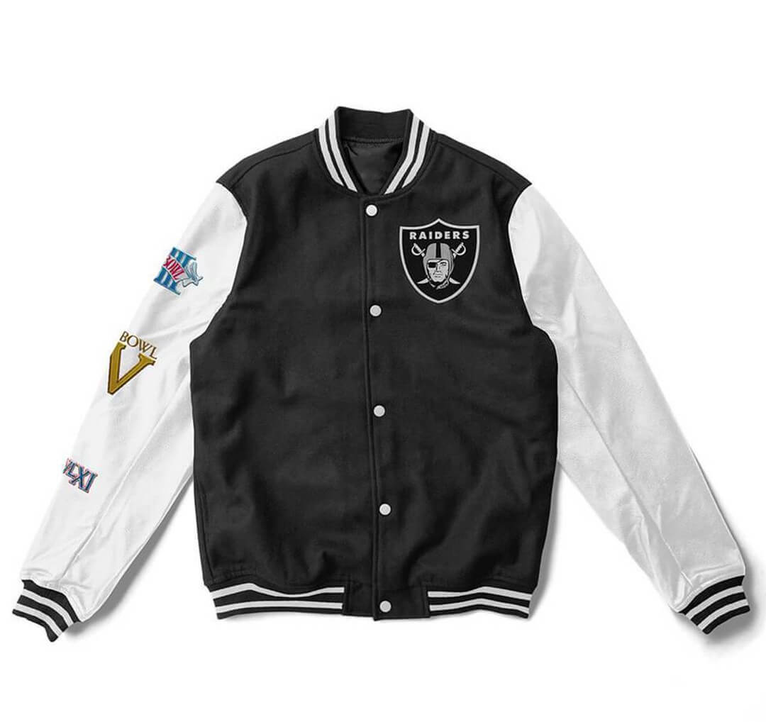 Varsity New Jersey Devils Two-Tone Black and White Jacket