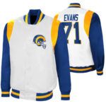 Bobby Evans NFL Los Angeles Rams Satin Jacket