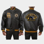 Boston Bruins Nick Ritchie NHL Black Leather Jacket