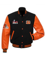 Cincinnati Bengals Super Bowl Letterman Varsity Jacket