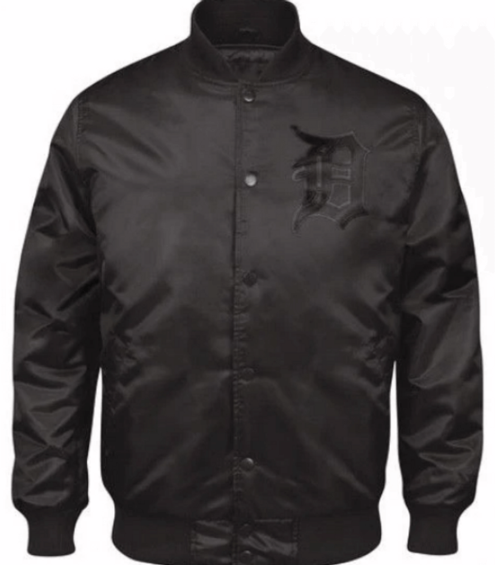 MLB Detroit Tigers Baseball Satin Jacket - Culture Source