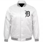 Detroit Tigers Old English D Patent Satin Jacket