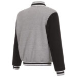 Gray Black Pittsburgh Steelers NFL Wool Jacket