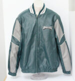 Green Philadelphia Eagles NFL Team Leather Jacket