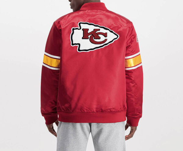 Kansas City Chiefs Heavyweight Red Satin Jacket
