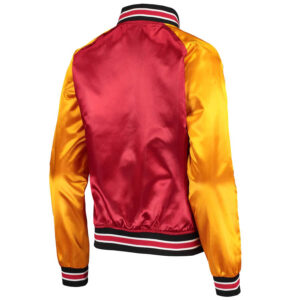 Kansas City Chiefs Red Gold NFL Satin Jacket