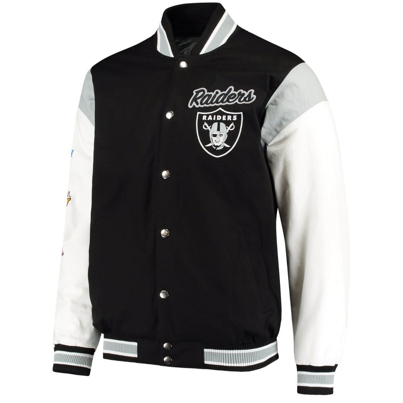 Las Vegas Raiders Super Bowl Champions Bomber Jacket (1) Las Vegas Raiders Super Bowl Champions Bomber Jacket