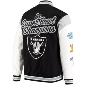 Las Vegas Raiders Super Bowl Champions Bomber Jacket