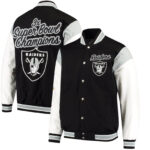 Las Vegas Raiders Super Bowl Champions Bomber Jacket