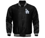 Los Angeles Dodgers Black Locker Room Satin Jacket