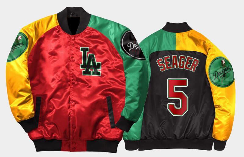 Los Angeles Dodgers Corey Seager Satin Jacket Los Angeles Dodgers Corey Seager Satin Jacket